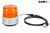 Larson Electronics Magnetic Mount 110 Volt Strobe Light - 88 Flashes per Minute - 360¡ Illumination - 5' Cord w/ Plug