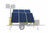 Larson Electronics 1.5kW Bolt-on Solar Panel Kit - (6) 265-watt Solar Panels - Rotating Assembly