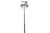 Larson Electronics 4000 Watt Pneumatic Light Tower - Extends to 45 Feet - Four 1000W Metal Halide Lamps