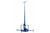 Larson Electronics Skid Mount Five Stage Light Mast - Extends up to 30 Feet - 4' Outriggers - 30' to 8.75'