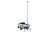 Larson Electronics 40 Foot Telescoping Light Mast - 13-40' Four Stage Tower - Standard Trailer Hitch Mount - Electric