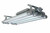 Larson Electronics Explosion Proof Fluorescent Lights - Paint Booths, Rigs - 4', 8 Lamp Fixture - Bi-Axial Bulb Design