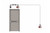 Larson Electronics C1D1 Dual Emergency Exit Lighting System - 90 Minutes - Explosion Proof Bug Eyes Exit Sign - 120/277