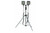 Larson Electronics 180W LED Lights on Telescoping Tripod - 3.5' to 10' - 14,400 Lumen - DC Power via Battery Clamps