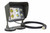 Larson Electronics Magnetic Mount 60 Watt Low Profile LED Flood Light - Dual 200lb Magnets - Glare Shield - 20' Cord