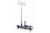 Larson Electronics 8000W 3-Stage Light Mast on 14' Single Axle Trailer - (8) 1000W Metal Halides - Extends up to 30'