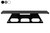 Larson Electronics 2021 Ford F150 No-Drill Rooftop Mounting Bracket - 24" x 8" 3rd Brake Light Magnetic Plate