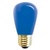 Lighting and Supplies LS-81567 11S14/Ceramic Blue