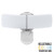 Lighting and Supplies LS-94020 Lighting and Supplies LS-94020 LED Tone-Select Outdoor Motion Security Light/26W/30/40/50K/120-277V/White