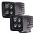 Heise LED Lighting HE-BCL2S2PK Cube Blackout Spot Light - 3 Inch, 4 LED, 2-Pack