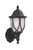 Designers Fountain Pro Plus 2868-BK Capella 9" Wall Lantern