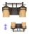 82102-WM - Mission Ridge 2 Light Wall Sconce - Designers Fountain Pro Plus