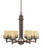 Designers Fountain Pro Plus 82186-WM Mission Ridge 6 Light Chandelier