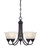 Designers Fountain Pro Plus 85185-ORB Kendall 5 Light Chandelier