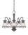 Designers Fountain Pro Plus 87085-WI Darby 5 Light Chandelier