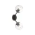 91202-SB - Meridian 2 Light Wall Sconce - Designers Fountain Pro Plus