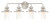 Designers Fountain Pro Plus 91504-SP Dover 3 Light Wall Sconce
