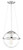 Designers Fountain Pro Plus 92032-CH Welton 1 Light Pendant / Semi-Flush