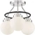 D232M-SF-PN - Elle 3 Light Semi Flush - Designers Fountain Pro Plus