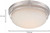 LED303M-SP-T24 - Ramsey 13" LED Flushmount - Title 24 Compliant - Designers Fountain Pro Plus