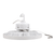 Halco Lighting Technologies HRHB-240-CS-U-WH 30256 Hoverbay Round Highbay 240W CCT Selectable Universal Voltage 120 277 VAC White Housing
