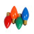 C9RED7C Halco Lighting Technologies C9RED7C 7132 7W C9 Red Ceramic Int 130V Hal