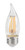 Keystone KT-LED4.5FCA11-E26-930-C Bent Tip Chandelier Filament Bulb, 40W Equivalent, Ca11 Shape, E26 Candalbra Base, 3000K, 90 CRI, Clear | Keystone Technologies | Keystone Technologies at lightingandsupplies.com