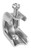 Southwire BC-3816 Steel Beam Clamp 3/4" Jaw Opening 3/8-16 Threaded Holes, 100 Pack