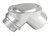 Southwire PEB-100 1" Rigid to Box, 90 Deg., Pull Elbow - Zinc Die Cast