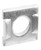 Southwire SFF24 Notched Square Strut Washer, 3/4" Bolt Plated Steel, 1-5/8"