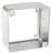 Southwire 53171-SVT 4 Square Chicago Plenum Air Tight Extension Ring, 2-1/8 in. Deep, 1/2 & 3/4 in. Knockouts