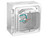 Southwire HP-2125 5" Square Hinged Box Assembly, 3" Deep - Welded, W/Conduit KO's, 2G Device Ring - Raised 1-1/4"