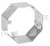 Southwire OCR-200 Octagon Concrete Box, 2" Deep - Welded W/ Conduit KO's