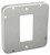 Southwire 72C47 4-11/16" Square Industrial Surface Cover, 1/2" Raised - GFCI