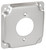 Southwire G1943 4" Square Industrial Surface Cover, 1/2" Raised - 1.719" Dia.