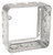 Southwire 73171-1/2 4-11/16" Square Extension Ring, 2-1/8" Deep - Drawn, W/Conduit KO's