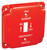 Southwire BP-1935 4" Square Industrial Surface Cover, 1/2" Raised - Toggle Gas Burner