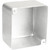 Southwire 52171-BLNKSS 4" Square Box, 2-1/8" Deep - Drawn, No Knockouts - Stainless Steel