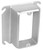 Southwire 52C22 4" Square One Gang Device Ring - 1-1/2" Raised