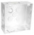 Southwire 6250-1-1/4 6" Square Box, 2-1/2" Deep - Welded, W/Conduit KO's