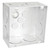 Southwire 6350-1-1/2 6" Square Box, 3-1/2" Deep - Welded, W/Conduit KO's