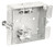 Southwire 52151-OWBX 4" Square Old Work Cut-In Box, 1-1/2" Deep - Welded, W/Mc/Bx Clamps