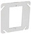 Southwire 52C62A-SS 4" Square One Gang Device Ring - Flat - Stainless Steel