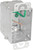 Southwire G602-R 3" X 2" Switch Box, 2-3/4" Deep - Gangable, W/ Romex Clamps