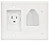 Southwire DPBNP Dual Power Media Box - Single Receptacle