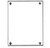 Carlon JP1614 14.75 X 12.87 Back Panel 14 Ga. White