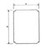 Carlon PMM1612 14X10 HP Metal Back Panel - 14 Ga. Wht