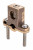 Topaz Lighting 625 1/2" - 1" Bronze - Lay-In Lug Style Combination Ground Clamps for Bare Wire