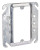 Topaz Lighting C7515 4" Square Single Gang Device Rings 4S Plaster Ring raised 1/4"