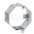 Topaz Lighting CR270 4" Octagon Concrete Ring - 2" Depth